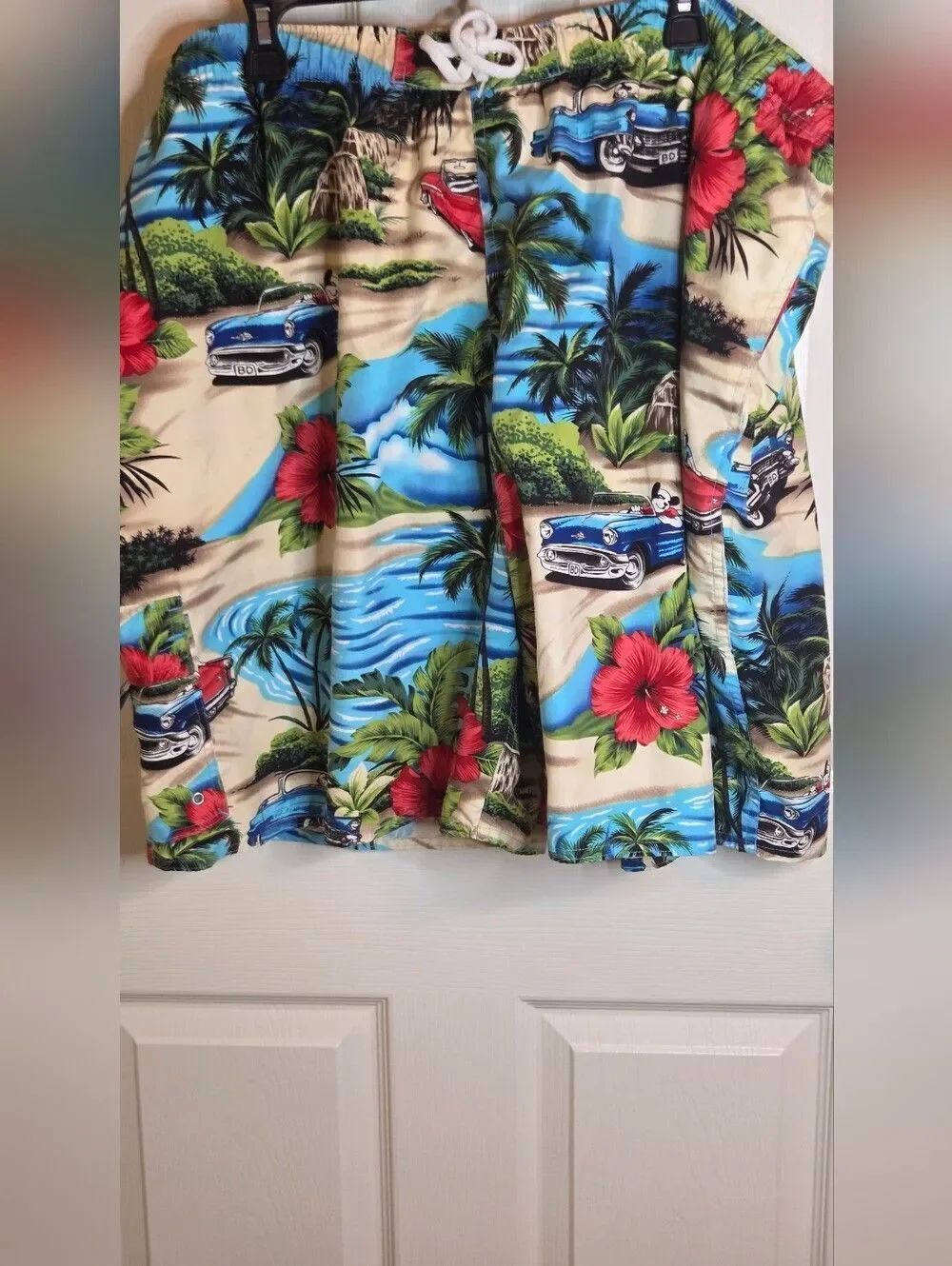 Big Dogs 3X Multicolor Elastic Waist Drawstring Lined Pockets Board Men's Shorts